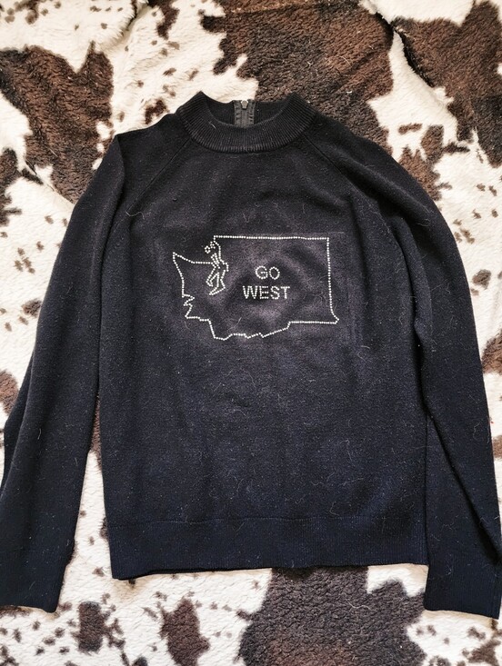 Sweaters - WOMEN'S 80'S/90'S SWEATER - BLACK